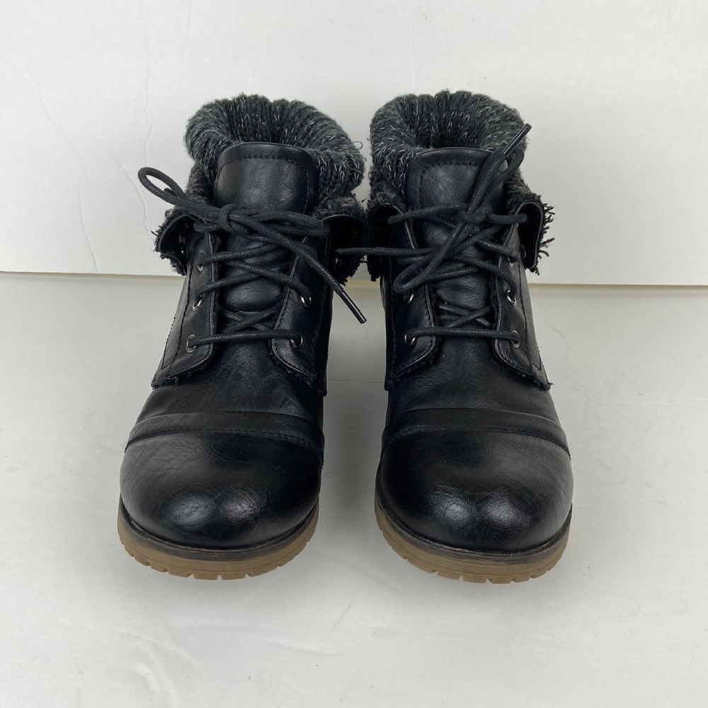 Refresh Womens Black Ankle Booties Size 8.5